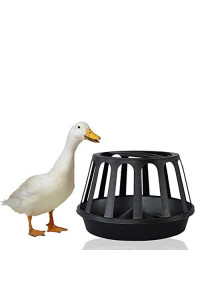LLY Pet Poultry Feeder, Chicken Duck Goose Trough Food Dispenser