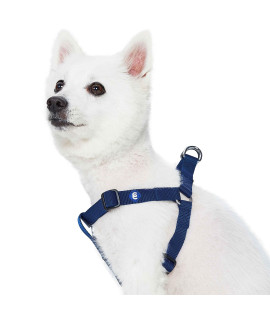 Blueberry Pet Essentials Classic Durable Solid Nylon Step-In Dog Harness, Chest Girth 26 - 39, True Navy, Large, Adjustable Harnesses For Puppy Boy Girl Dogs