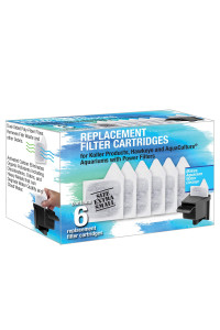 Koller Products Replacement Filter Cartridges - XS, 6 Count (Pack of 1), White