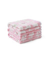 1 Pack 3 Blankets Super Soft Fluffy Premium Cute Elephant Pattern Pet Blanket Flannel Throw For Dog Puppy Cat Pink Medium(30X20 Inch)