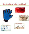 SJDZ 1pcs Pet Dog Cat Grooming Glove Hair Remover Brush Glove Massage Gloves for Gentle and Efficient Grooming