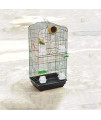 LFDHSF Bird Cage Three-Tiered Wrought Iron Big Birdcage Top Bird Cage Villa Suitable for All Types of Bird Breeding High Cage 93cm
