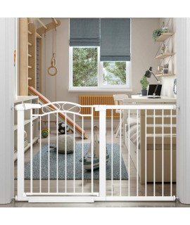 Fairy Baby Child Baby Gates For Doorway Stairs Hallway Stairway Gate For Kid Or Pet Dogs Walk Through Pressure Mounted 5157-5433