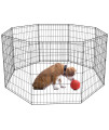 36 Inch 8 Panel Pet Playpen Dog Playpen,Metal Tube Portable Puppy Playpen for Large Medium Small Dog,Outdoor Indoor Garden House Dog Fence Folding Exercise Pen,(Adjustable Shape)