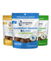SHAMELESS PETS 3 Flavor Vegetarian Grain-Free Soft Baked Dog Treat Bundle: Egg, Blueberry, and Apple, 6 Ounces Each, Made in The USA