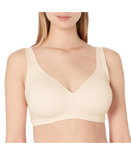 Warners Womens No Side Effects Underarm and Back-Smoothing comfort Wireless Lightly Lined T-Shirt Bra RA2231A, Butterscotch, X-Large