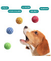 AMA SPORT Dog Squeaky Tennis Balls for New Puppy to Medium Dog 4 Balls Pack (4 Balls, Medium)