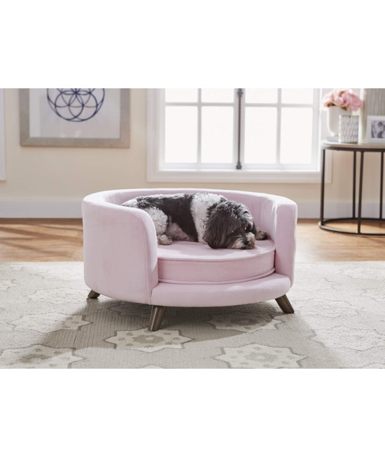 Enchanted Home Pet Rosie Sofa - Blush Pink