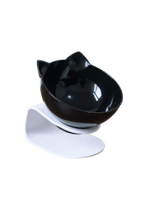 Cat Elevated Bowl With Raised Stand, 15 Degree Tilted Design Neck Guard Stand Raised Pet Food Water Feeder Bowl For Cats Or Small Dogs