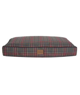 Plaid Pet Bed in Grey Stewart, 36" L x 27" W. Ideal for Either Dogs and Cats, is Perfect and fits in Easily with Your existing Home Decor.