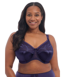 Elomi Womens Plus Size cate Underwire Full cup Banded Bra, Ink, 36F