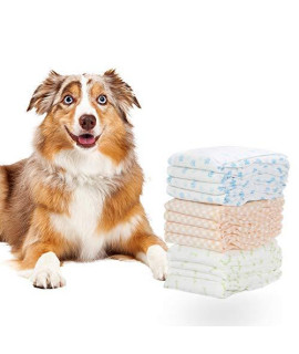 MICOOYO Disposable Dog Diapers | Doggie Panties for Female Dogs | Absorbent Puppy Underwear with Leak Proof Fit in Heat, Period, Excitable Urination, Incontinence - Medium 48 Count