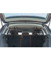 PawsMark Black Metal Folding, Adjustable Car Barrier for Pet Automotive Safety (QI003791)