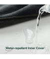 ZINUS Green Tea Memory Foam Pillow Pet Bed / Waterproof Machine Washable Cover, Small