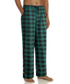 Alimens Gentle Mens Flannel Plaid Pajama Pants Heavyweight Casual Lounge Pants Sleep Wear