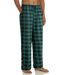 Alimens Gentle Mens Flannel Plaid Pajama Pants Heavyweight Casual Lounge Pants Sleep Wear