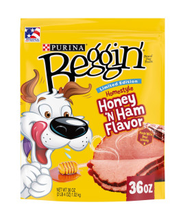 BegginA Limited Edition Adult Dog Treats, Homestyle Honey NA Ham Flavor -36 oz Pouch