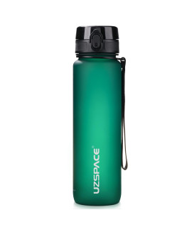 Uzspace Sports Water Bottle, 17Oz26Oz32Oz50Oz Leak Proof Bpa Free Tritan Plastic Reusable Water Bottles, Ideal Gift For Travel Gym Fitness Running School (Bright Green,26Oz)