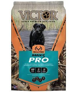 VICTOR Super Premium Dog Food - Realtree MAX-5 PRO Dry Dog Food - 30% Protein, Gluten Free for Active Adult Dogs, 40lb