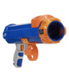 Nerf Dog Tennis Ball Blaster Gift Set Dog Toy, Blue/Orange/Gray, 12 Inch Ultra Compact Blaster with 1 Ball