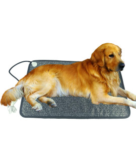 DEOMAN Pet Heating Pad for Dogs Cats Heated Bed mat Indoor Electric Dog Heating pad Cat Heating pad Chew Proof Cord,Large Size,Easy Clean