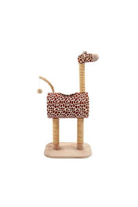 FDQNDXF Cat Scratching Post, Multi Level Cat Tree Scratcher Activity Centre with Dangling Ball Toy Stable Cat Condo Tree Tower Centre for Playing Relax and Sleep