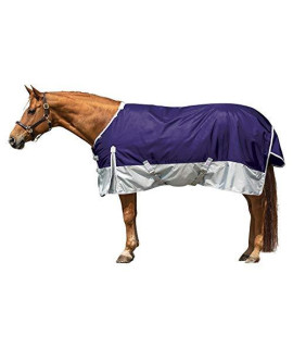 Dura-Tech Viking Extreme Horse Turnout Sheet | Equine Size 84 - Plum | 1680 Denier Poly Outer | Euro Fit Protection | Criss-Cross Surcingle | Waterproof, Windproof & Breathable