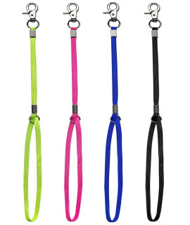 Periflowin Pet Dog grooming Loop Pet Bathing Tether Straps Heavy Duty Nylon Restraint Noose for Pet Bathing - 4 Pack 22 Inches