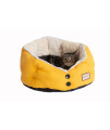 Armarkat Cat Bed Model C75HMB/MH Gold Waffle Texture Poly Blend and White