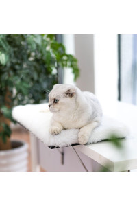 Topmart Window Sill Cat Perch,Kitty Sill,Cat Window Perch for Large Cats,Cat Window Seat,Cat Shelf for Window Sill,Window Cat Bed,Pet Window Perch Shelf
