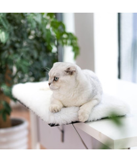 Topmart Window Sill Cat Perch,Kitty Sill,Cat Window Perch for Large Cats,Cat Window Seat,Cat Shelf for Window Sill,Window Cat Bed,Pet Window Perch Shelf