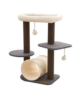 Yi Gao Four Seasons Creative Simple Small Cat Climbing Frame Cat Tree One Cat Tunnel Claw Toy 