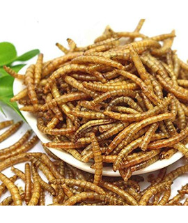 SUNBELY 22lb Dried Mealworms High Protein Non-GMO Treats for Chickens Birds Reptiles Organi Feed