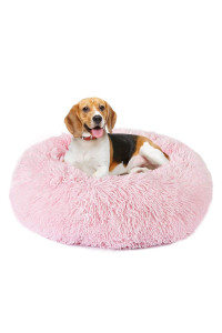 Emust Round Dog Bed, Cat Beds For Indoor Cats, Fluffy Dog Bed, Anti-Slip Machine Washable-Ped Beds For Cats Small Medium Dogs, Multiple Sizes, Multiple Colors