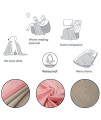 W-ZONE Waterproof Dog Bed Cover Pet Blanket for Furniture Bed Couch Sofa Reversible (6882, Pink+Beige)