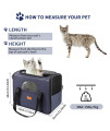 Cat Carrier, Pet Carrier Airline Approved, Dog Bag Carrier, Breathable Pet Carrier with Adjustable Shoulder Strap and Pet Bowl, Pet Travel Carrier, Pet Cage with Locking Safety Zippers