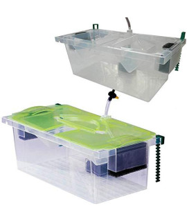 Biolife Fish Breeding Box, Flexible Fish Isolation Box with Suction Cups, Aquarium Acclimation Hatchery Incubator for Baby Fishes Shrimp Clownfish and Guppy