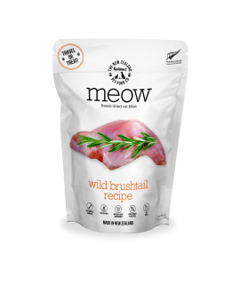 The New Zealand Natural Pet Food Co Meow Wild Brushtail Freeze Dried Raw Cat Food, Mixer, Or Topper, Or Treat - High Protein, Natural, Limited Ingredient Recipe 176 Oz,Brown,Nz-Mfd050Wb