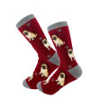 Pet Lover Socks - Fun - All Season - One Size Fits Most - For Women And Men - Dog Gifts (Pug Gifts- Socks)