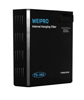 weipro Hang-on Aquarium Filter with Quad Filtration System