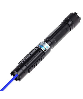 Blue Burning Light, JCKSY High Power Tactical Flashlight Teaching Hunting Pen with 5 Patterns, for Camping Mountain Climbing Outdoor Supplies Outdoor Entertainment