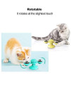 No Branded Windmill Cat Toy Turntable Teasing Interactive with Catnip Scratching Tickle Pet Ball Supplies (Green)