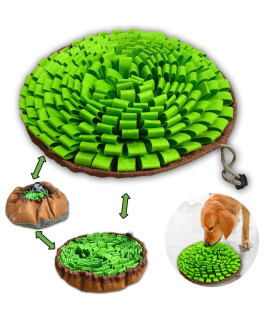 Pet Snuffle Mat for Dogs,Interactive Feed Puzzle for Boredom,Encourages Natural Foraging Skills for Cats Rabbits Dogs Bowl, Dog Treat Dispenser Indoor Outdoor Stress Relief,Travel Portable and Compact