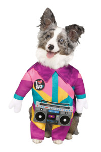 Doggy 80's Pet Costume Medium