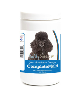Healthy Breeds Poodle All in One Multivitamin Soft chew 120 count
