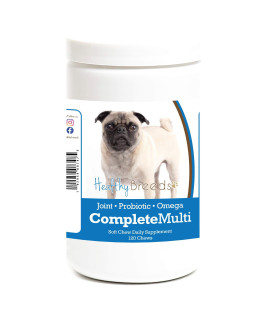 Healthy Breeds Pug All in One Multivitamin Soft chew 120 count