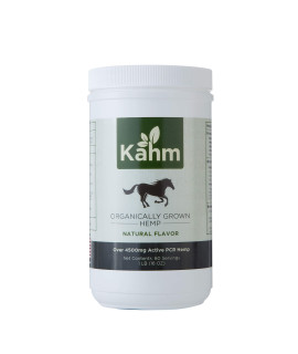 Kahm Equine PCR Hemp Pellets for Horses - Natural Equine Hemp Pellets, Supports Normal inflammatory Response | Supports maintaining Normal and Balanced Behavior - 1 lb Container - Made in USA