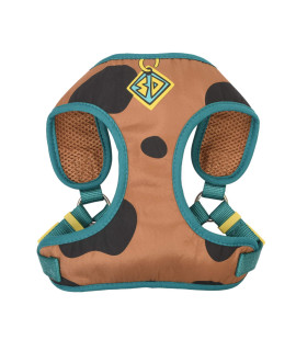 Scooby-Doo Warner Brothers Dog Harness Soft and comfortable Small Dog Harness Dog Harness No Pull Tan and Blue Dog Harness cute Dog Harnesses for Small Dogs (FF13498)