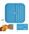 KILIN 8.2 Large Dog Lick Mat,Dog Lick Pad with Suction Cups,Boredom & Anxiety Reducer,Alternative to Slow Feeder Dog Bowls,Calming Mat for Bathing,Grooming,and Nail Trimming
