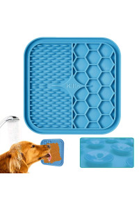 KILIN Dog Lick Pads,Dog Food Mat with Suction Cups,Boredom & Anxiety Reducer,Alternative to Slow Feeder Dog Bowls,Dog Toy Help Pets for Nail Trimming, Bathing,Snuffle Treat Mat for Dogs&Cats